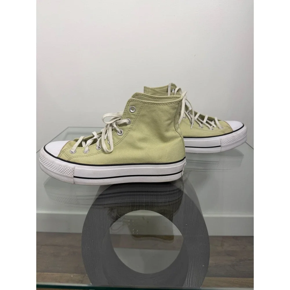 Converse Chuck Taylor All Star Lift High Top Sage Green Sneakers A03386F Size 9